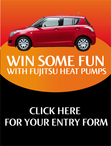 Fujitsu heat pumps win some fun entry form